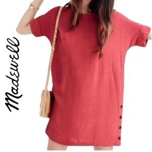 Madewell Journal Side Button Dress Size XS